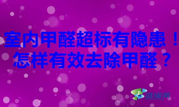 室內(nèi)甲醛超標(biāo)有隱患！怎樣有效去除甲醛？