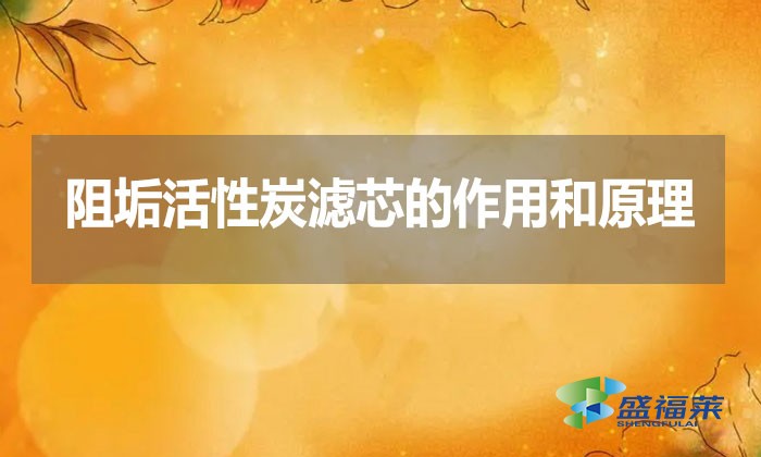 阻垢活性炭濾芯的作用和原理？