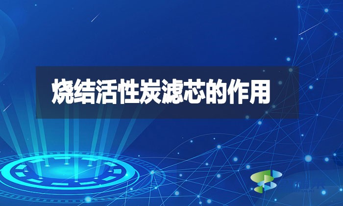 燒結(jié)活性炭濾芯的作用是什么？